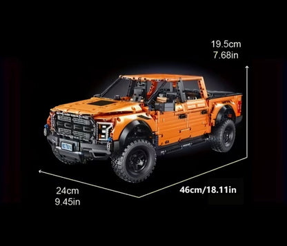 4x4 Off-Road Pickup Building Blocks Set – 1100 Pieces