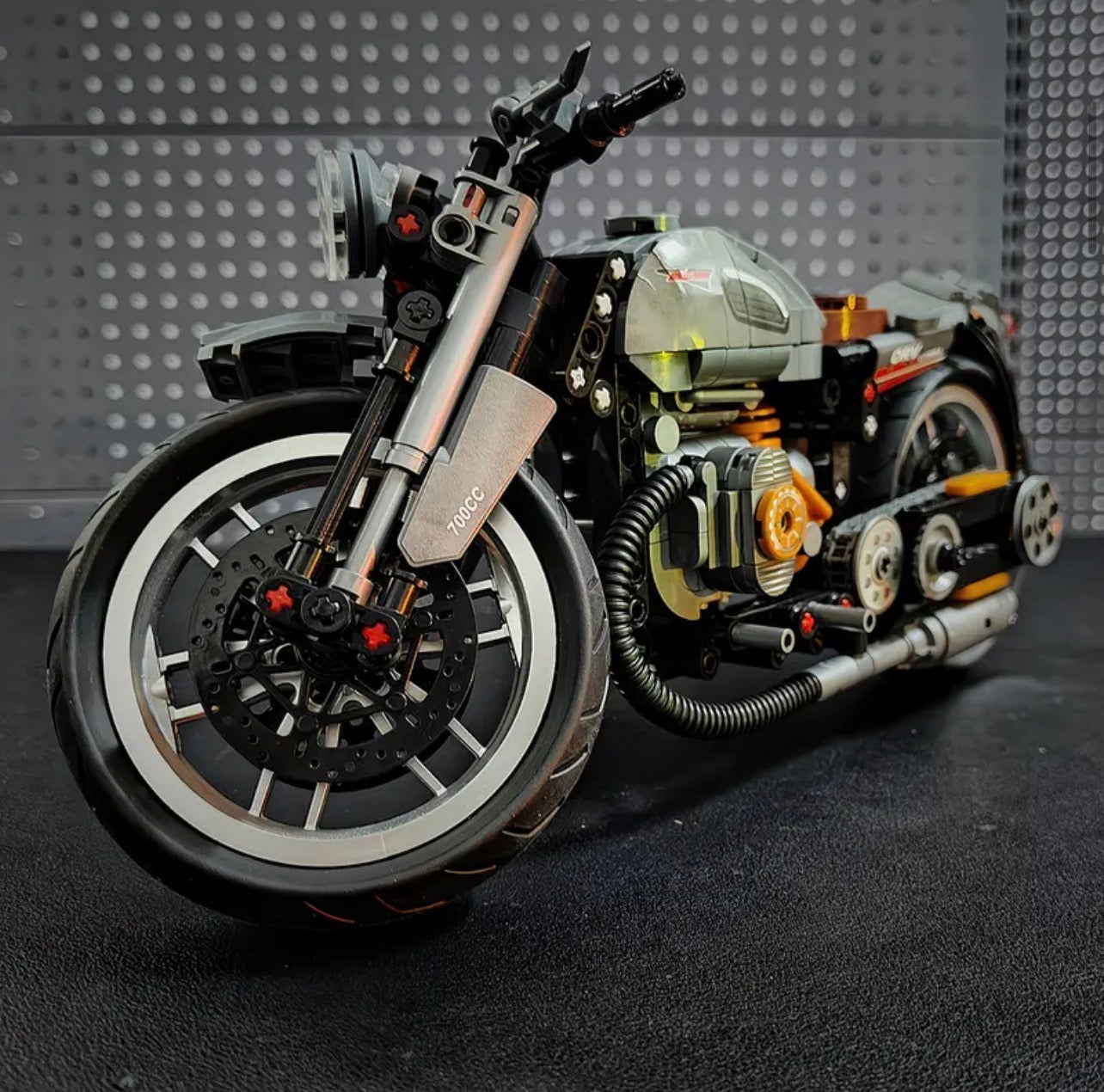 Custom Motorcycle Trike Building Blocks Set – 808 Pieces