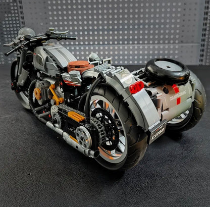 Custom Motorcycle Trike Building Blocks Set – 808 Pieces