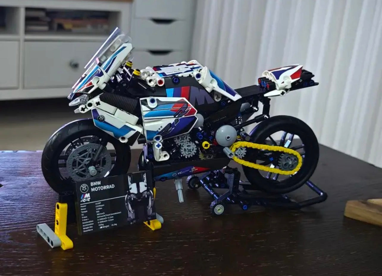 Sport Racing Motorcycle Building Blocks Set – 1000+ Pieces